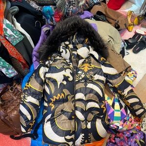 Emilio Pucci Multicolor Puffer Jacket